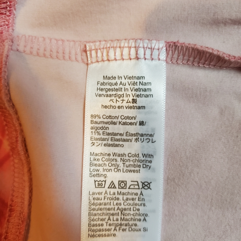 J.Crew tie & dye print crop leggings, medium, pink - Picture 8 of 8